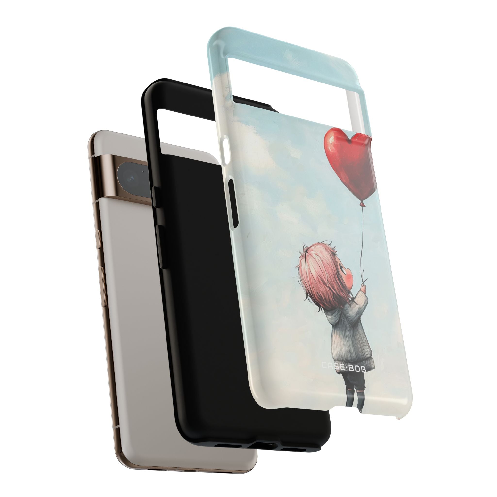 Herzballon Leuchten Google Pixel 8 Pro Case - Tough