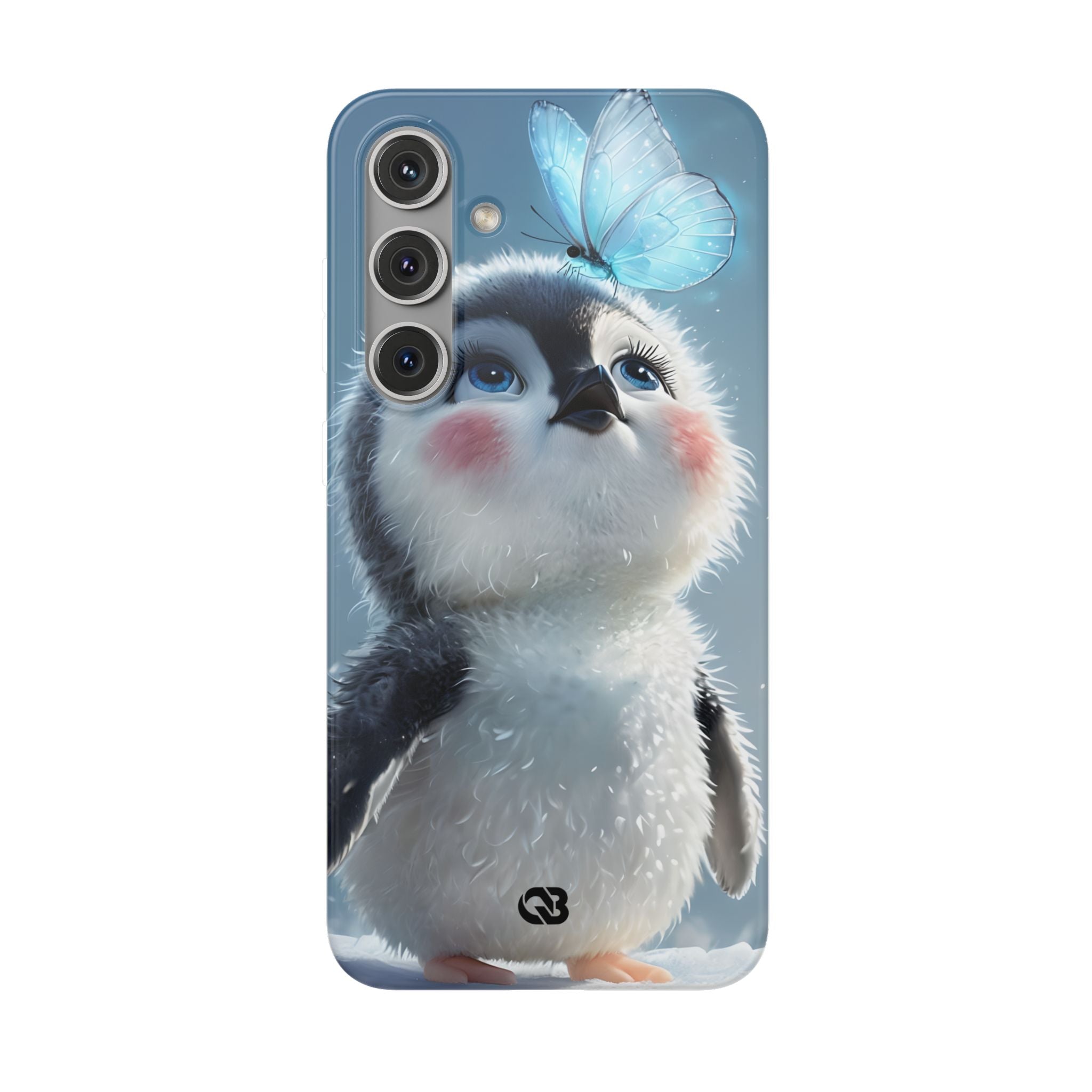 Frosty Penguin Glow · Soft Phone Case for Samsung