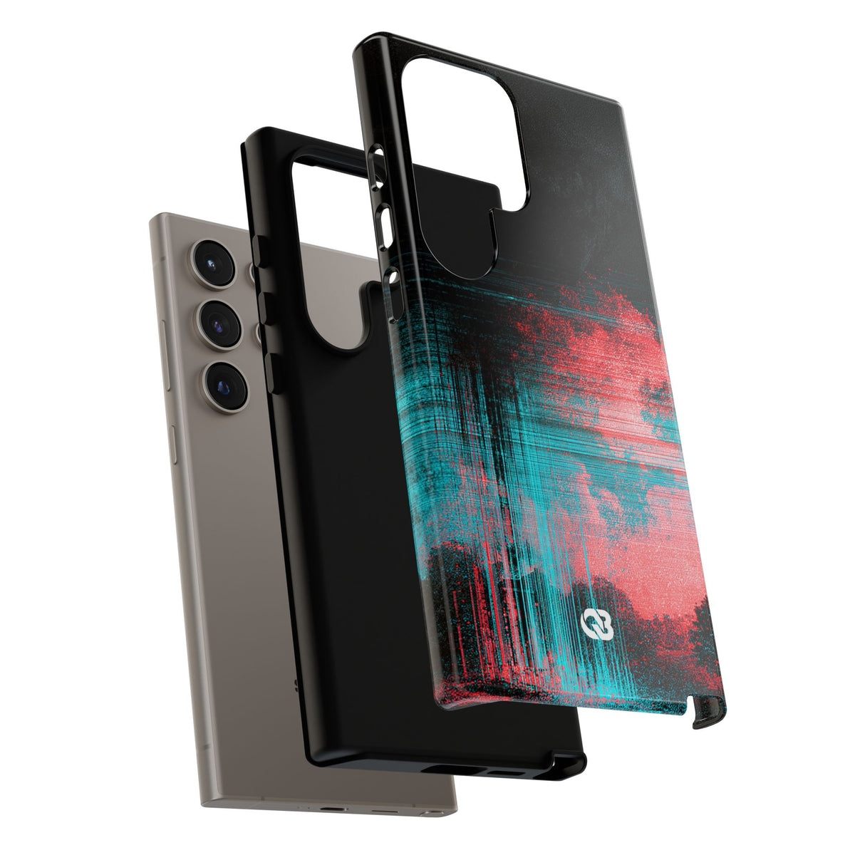 Digital Signal Drift · Tough Phone Case for Samsung · Black