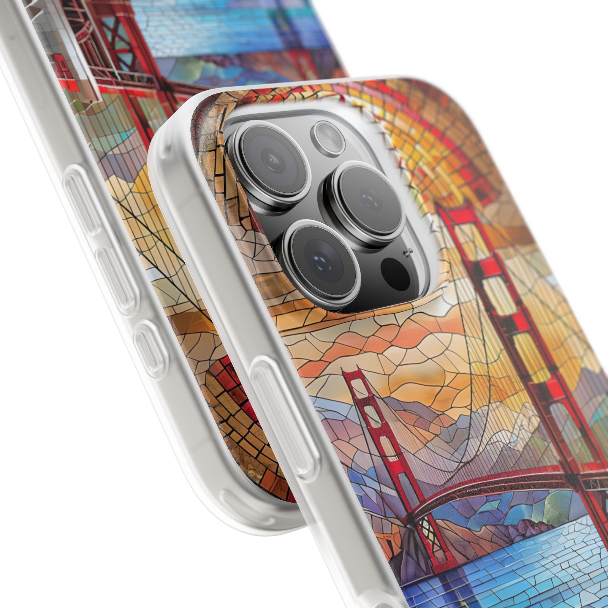 Crimson Arch Coast · Soft Custodia per iPhone