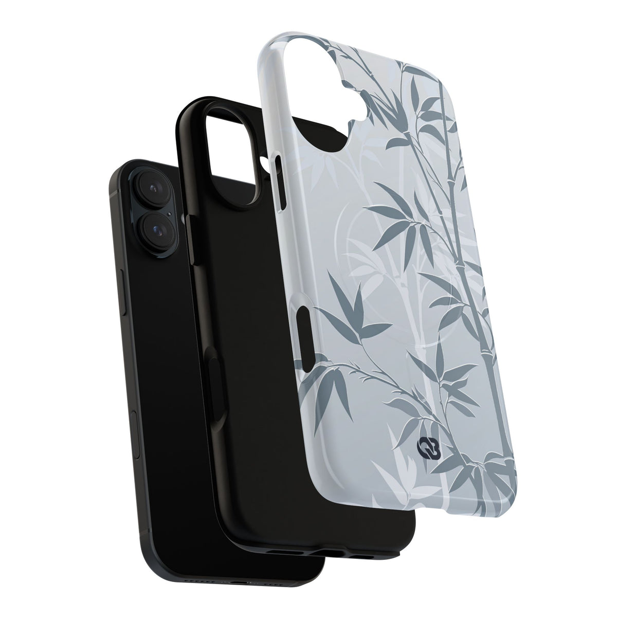 Misty Bamboo Grove · Tough 2.0 Magnetic Phone Case for iPhone · Blue