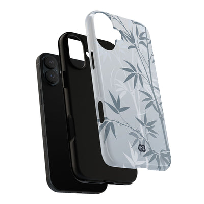 Misty Bamboo Grove · Tough 2.0 Magnetic Phone Case for iPhone · Blue