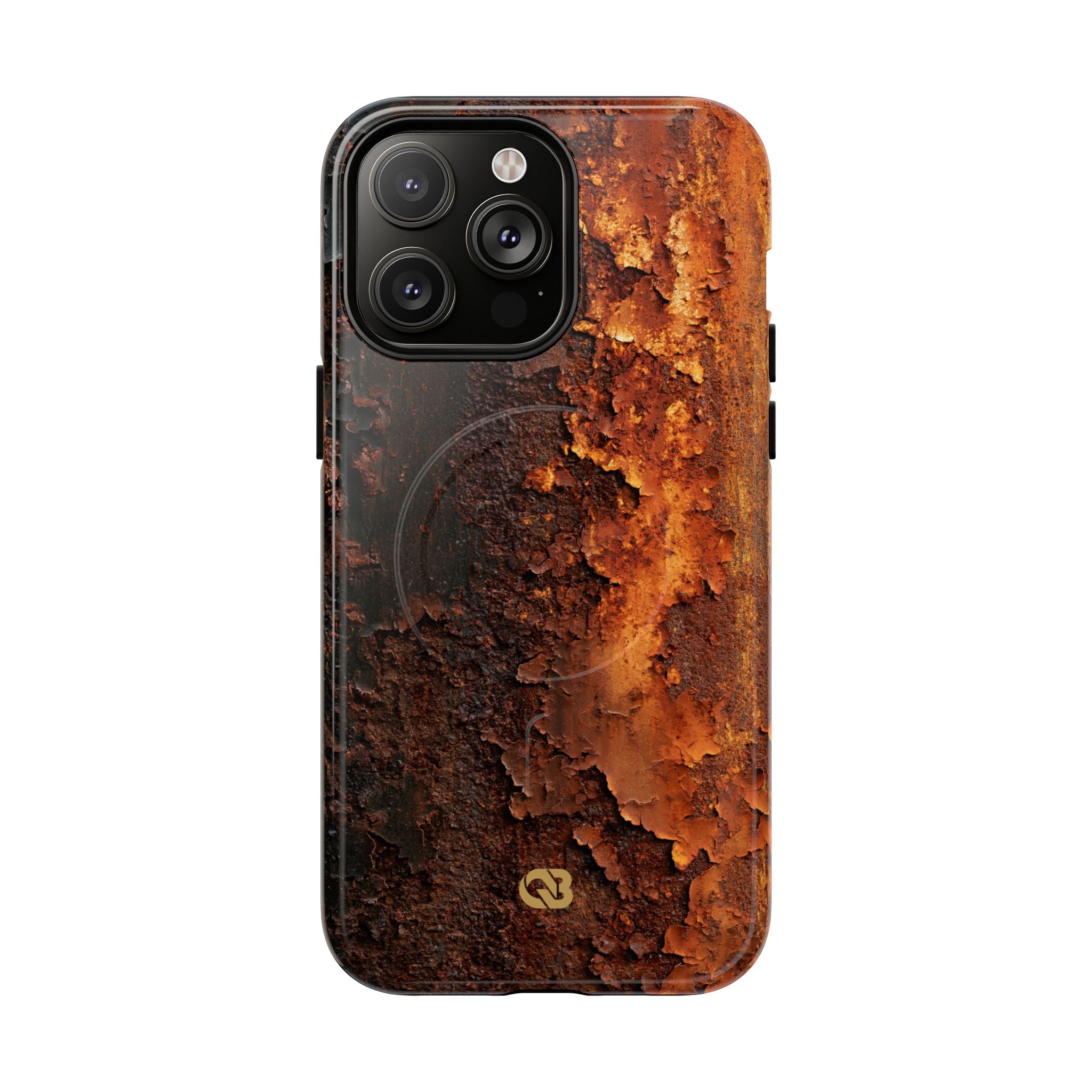 Orange Tough 2.0 Magsafe Phone Case for iPhone - Oxidized Iron Crust