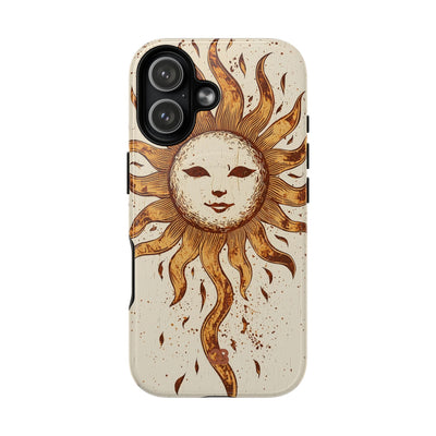 Rustic Solar Mask · Tough+ Phone Case for iPhone · Magsafe