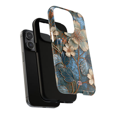 Gilded Blossom Reverie · Tough 2.0 Magnetic Phone Case for iPhone · Teal