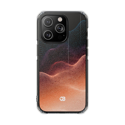 Spectral Elevation · Clear Impact Magnetic Phone Case for iPhone · Orange