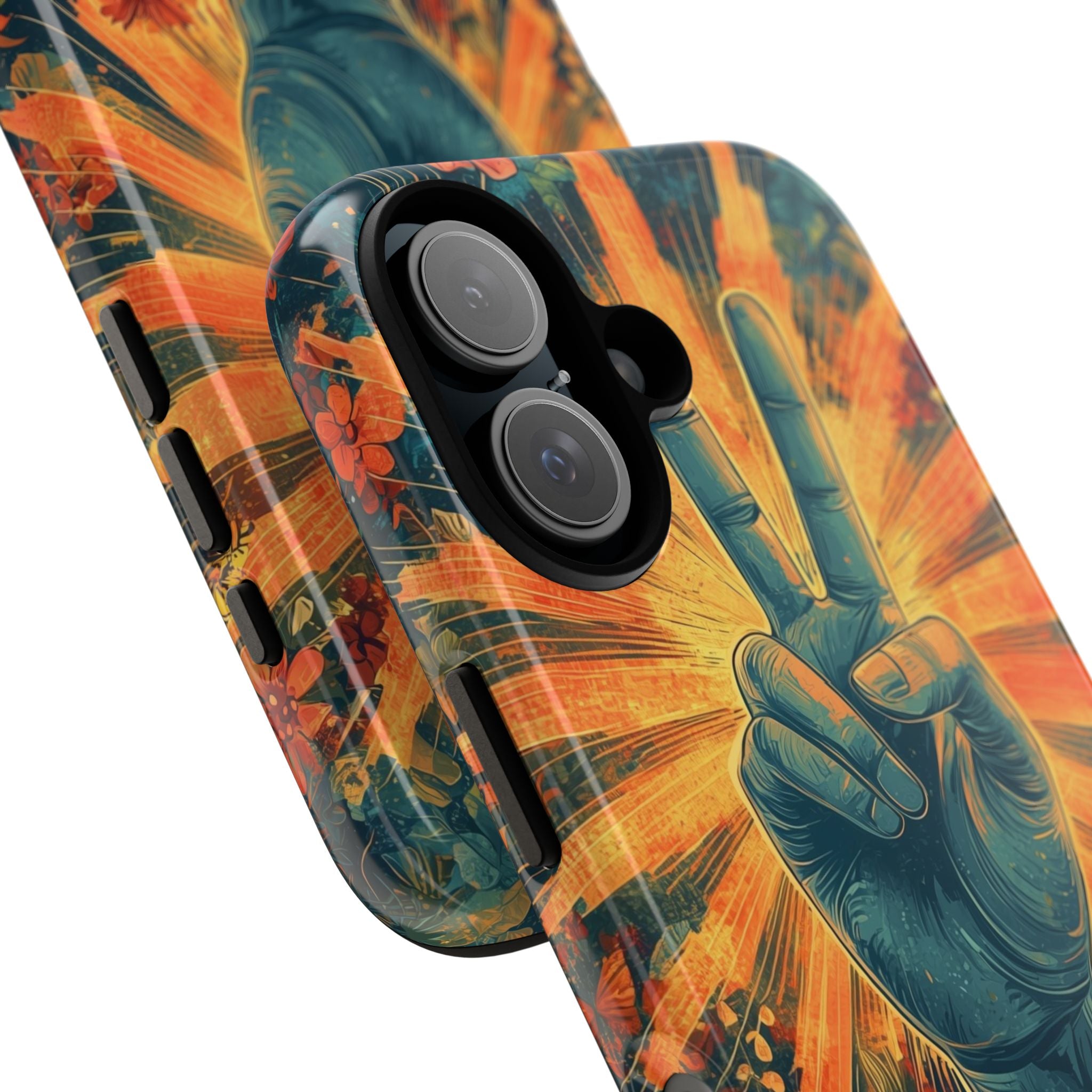 Radiant Peace Bloom · Tough Phone Case for iPhone