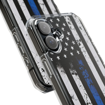 Blue Stripe Flag iPhone 16 Plus Case - Impact