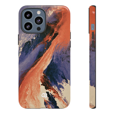 Solar Aura Drift · Tough Phone Case for iPhone · Orange