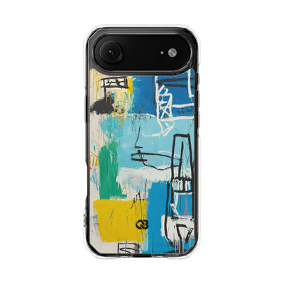 Azure Urban Scribble · Impact Custodia per iPhone · Magsafe