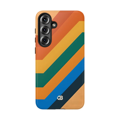 Retro Ridge Lines · Tough Phone Case for Samsung