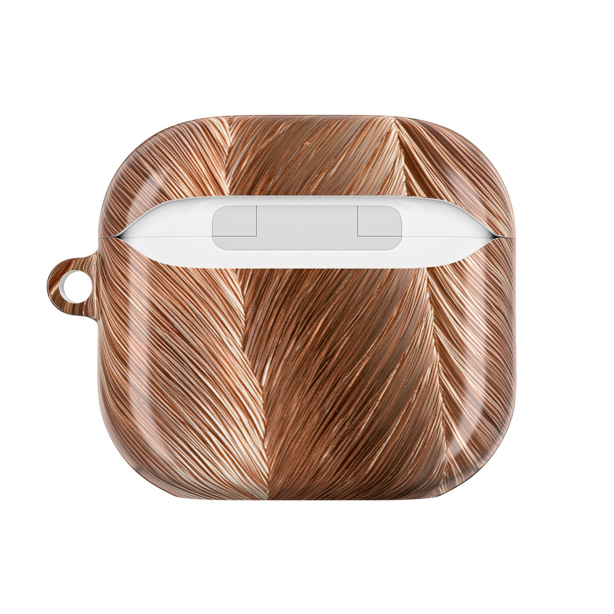Rose Gold Weave · Hard Case for AirPods & AirPods Pro · Brown