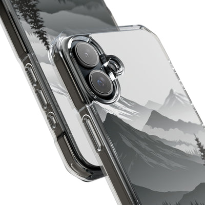 Grey Impact MagSafe Phone Case for iPhone - Granite Ridge Mist