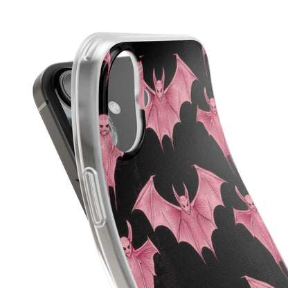 Pink Batwave iPhone 16 Plus Case - Soft