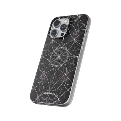 Radiant Petal Orbit iPhone 14 Pro Max Case - Soft