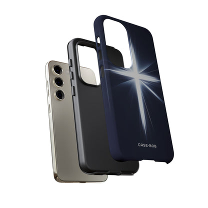 Gloeiende Crossburst Samsung S23 Case - Tough