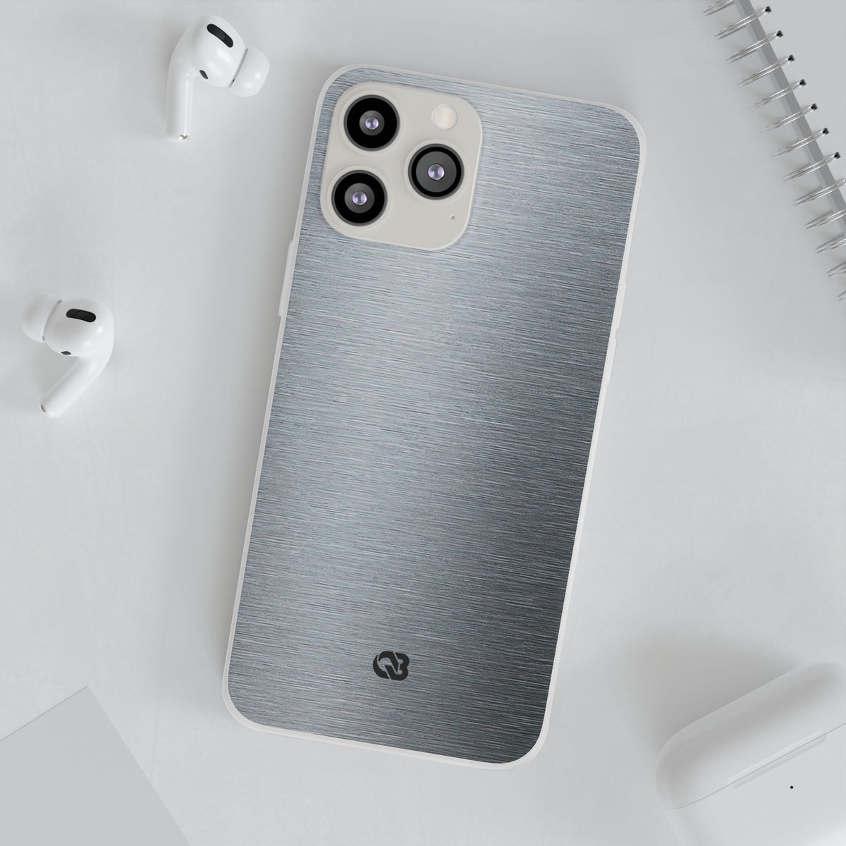 Brushed Aluminum · Lite Phone Case for iPhone ·  Silver