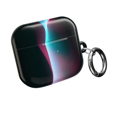 Neon Pixel Flow · Hard Case for AirPods & AirPods Pro · Black