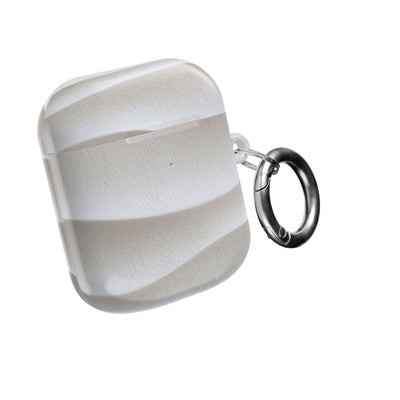 Sculpted Dune Relief · Hard Case for AirPods & AirPods Pro · White