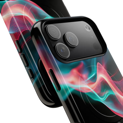 Digital Frequency · Tough 2.0 Magnetic Phone Case for iPhone · Black