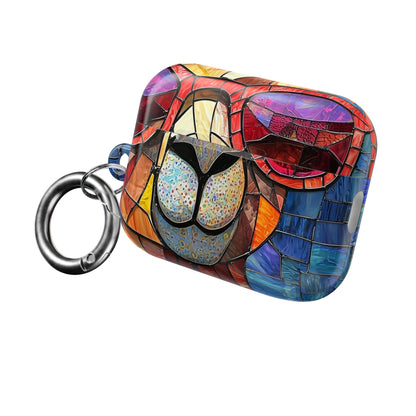 Sunglass Llama Mosaic - AirPods Case