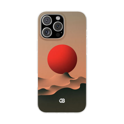 Crimson Sol Ridge · Lite Phone Case for iPhone ·  Red