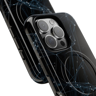 Black Tough 2.0 Magsafe Phone Case for iPhone - Arctic Neural Mesh