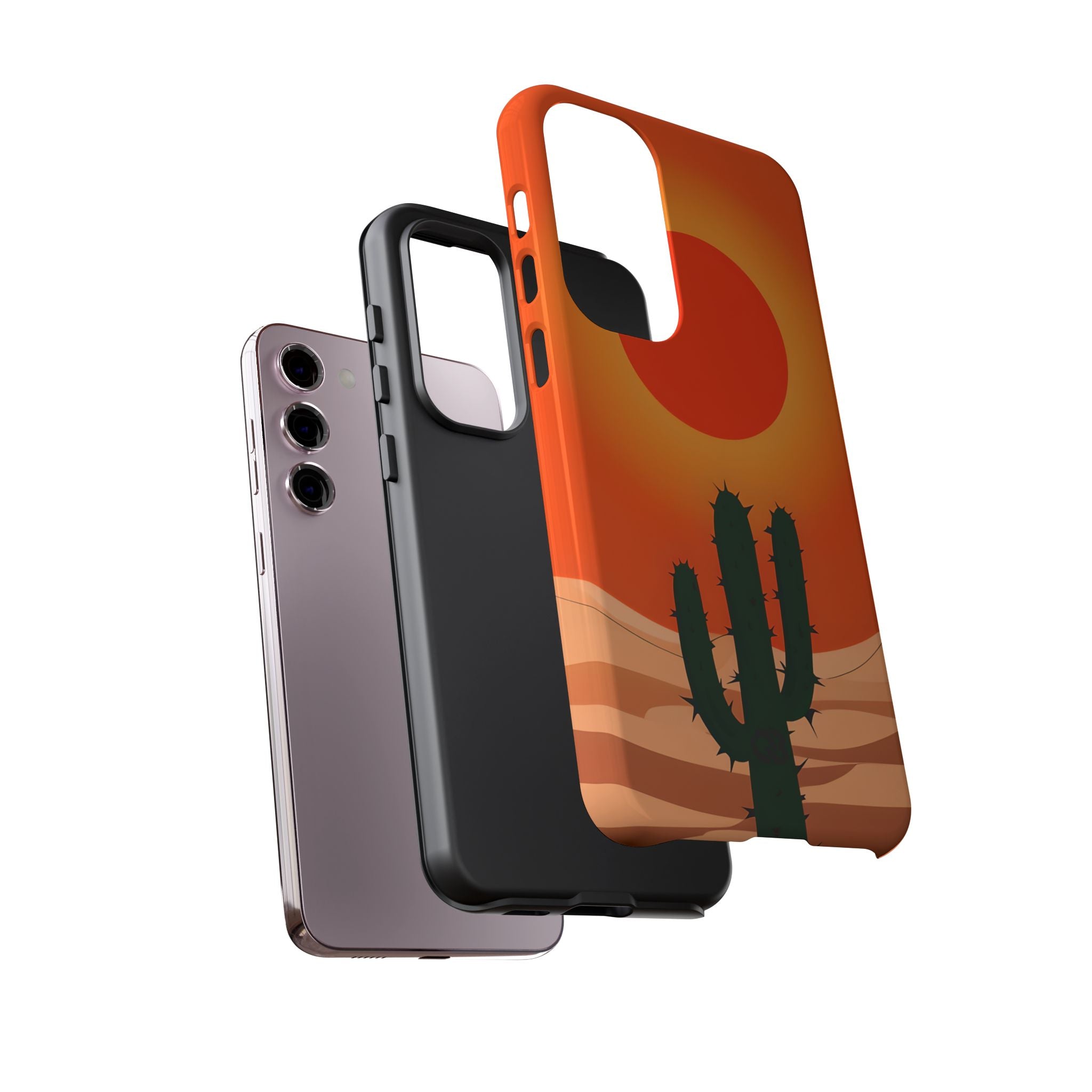 Scorched Saguaro Sunset · Tough Phone Case for Samsung