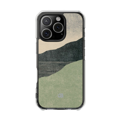 Green Impact MagSafe Phone Case for iPhone - Moss Ridge Grain
