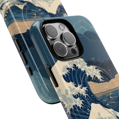 Cresting Blue Wave iPhone 16 Pro Max Case - Tough+