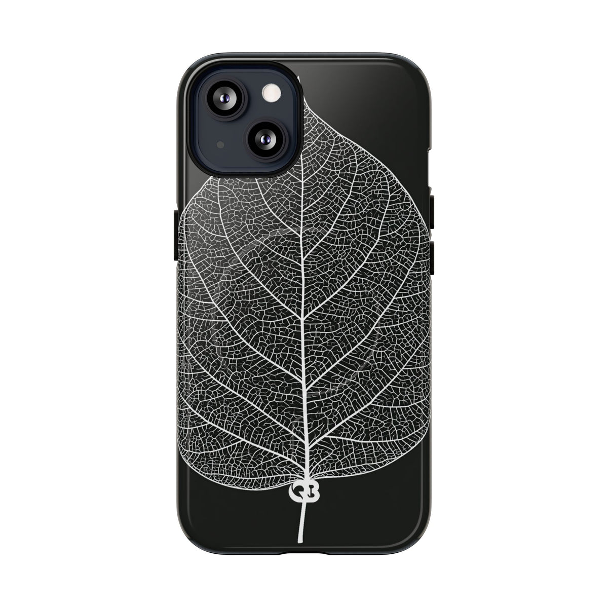 Monochrome Leaf Skeleton · Tough 2.0 Magnetic Phone Case for iPhone · Black