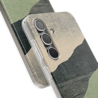 Green Lite Phone Case for Samsung - Moss Ridge Grain