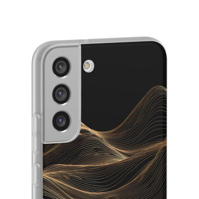 Black Lite Phone Case for Samsung - Copper Topo Ridge
