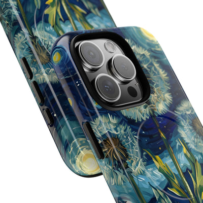 Starry Dandelion Swirl · Tough+ Coque de téléphone pour iPhone · Magsafe