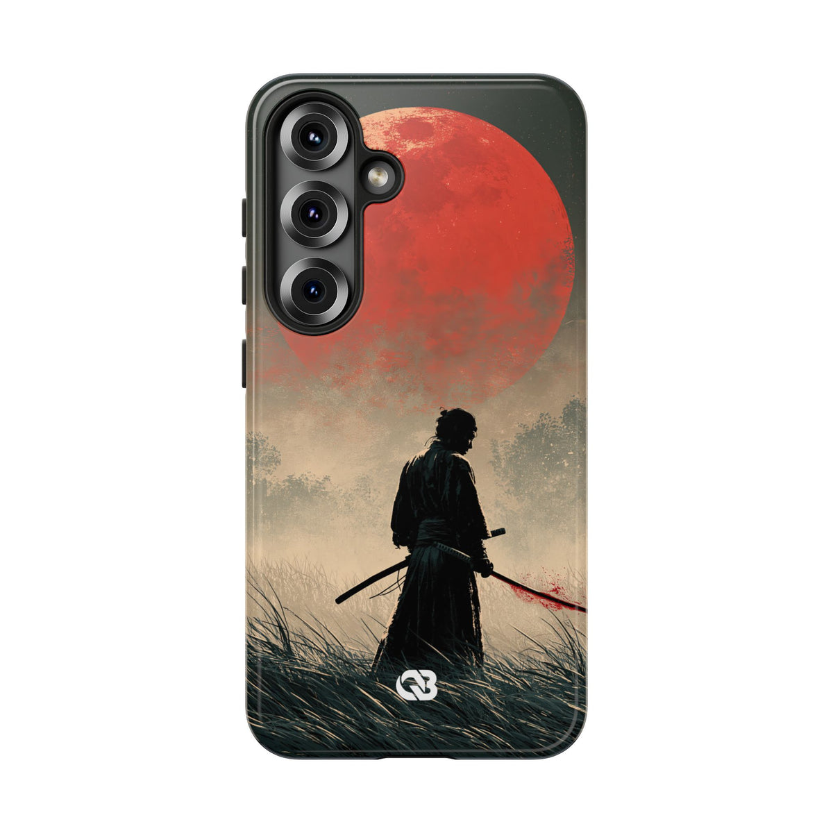 Crimson Moon Ronin · Tough Phone Case for Samsung · Red