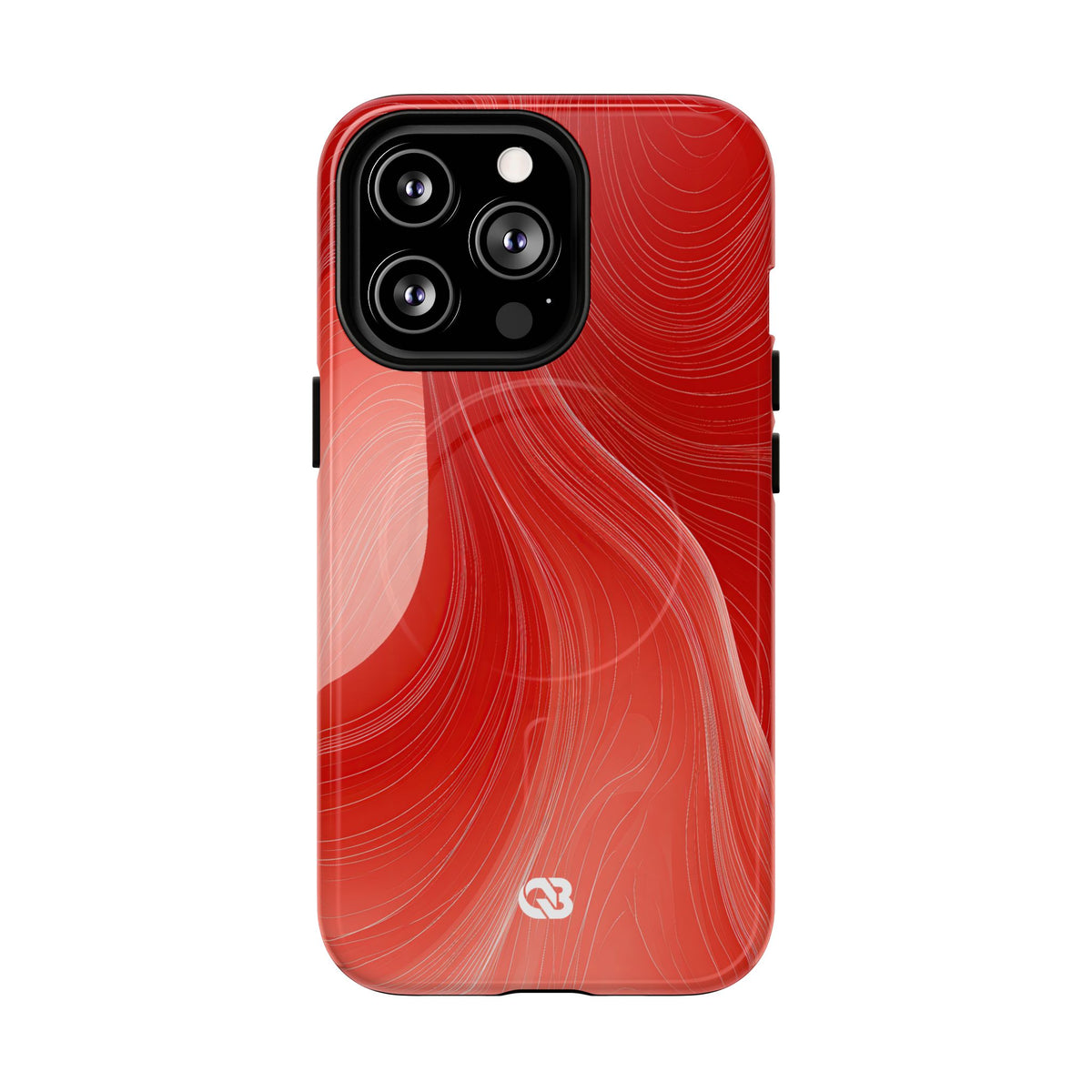 Crimson Dunes · Tough 2.0 Magnetic Phone Case for iPhone · Red