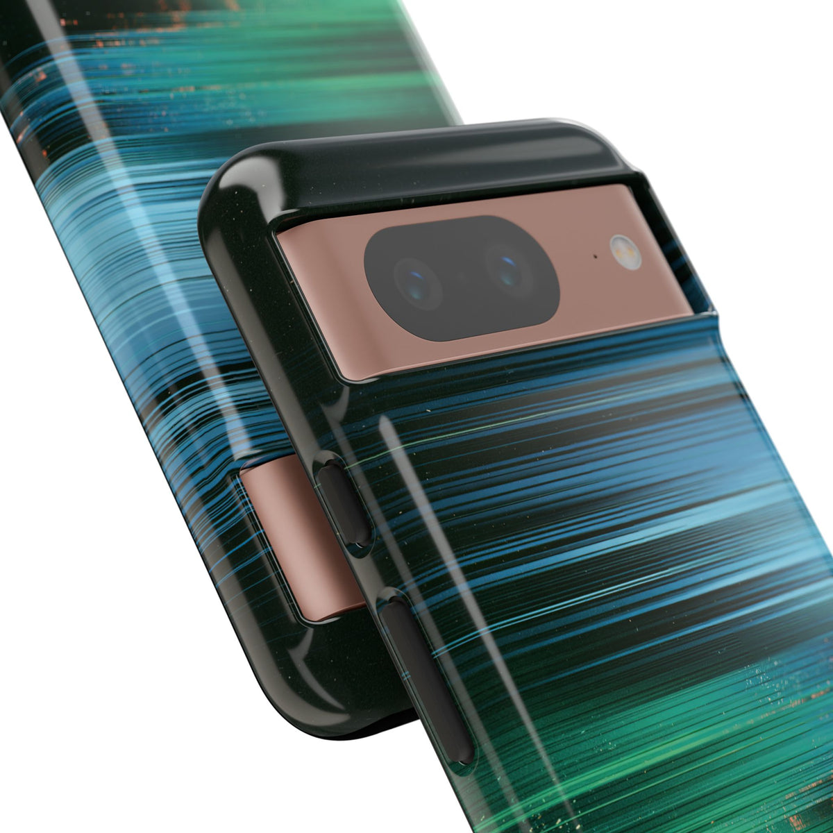 Digital Shoreline Drift · Tough Phone Case for Pixel ·  Teal