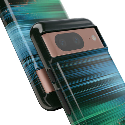 Digital Shoreline Drift · Tough Phone Case for Pixel ·  Teal