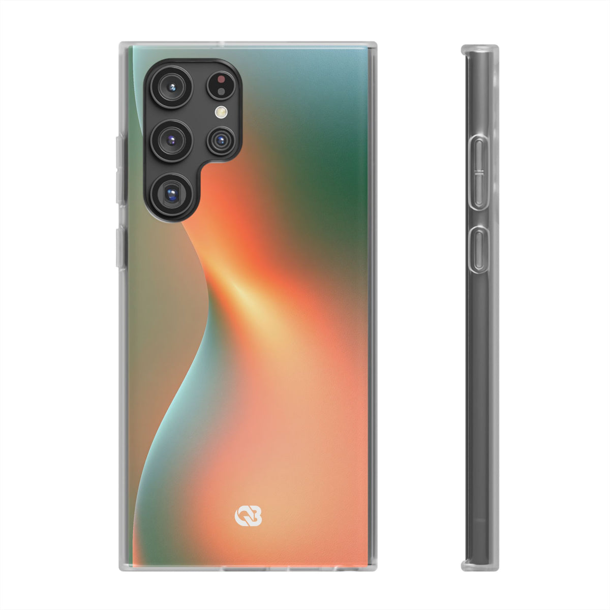 Radiant Contour · Lite Phone Case for Samsung · Orange