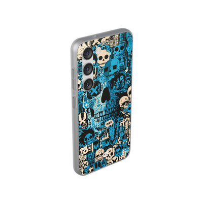 Electric Skull Graffiti · Lite Phone Case for Samsung · Blue
