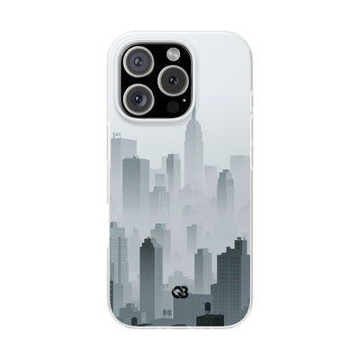 Grey Lite Phone Case for iPhone - Steel Mist Skyline