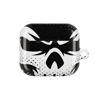 Phantom Halftone · Hard Case for AirPods & AirPods Pro · Black