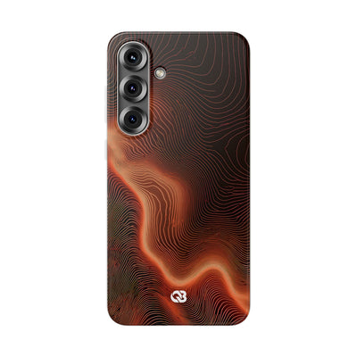 Caldera Ridge · Lite Phone Case for Samsung · Orange