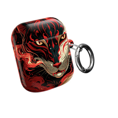 Crimson Kitsune Spirit · Hard Case for AirPods & AirPods Pro · Red