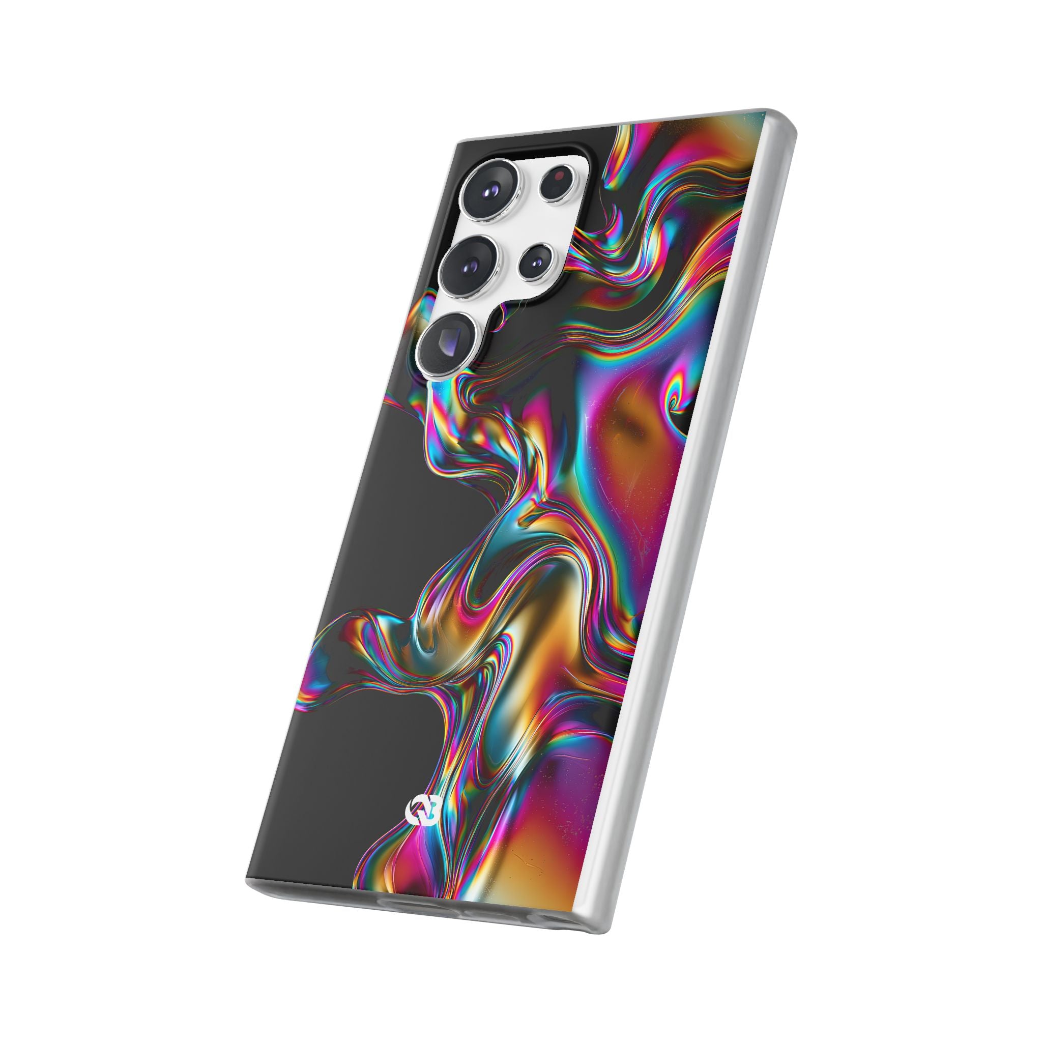 Purple Lite Phone Case for Samsung - Liquid Neon Chrome