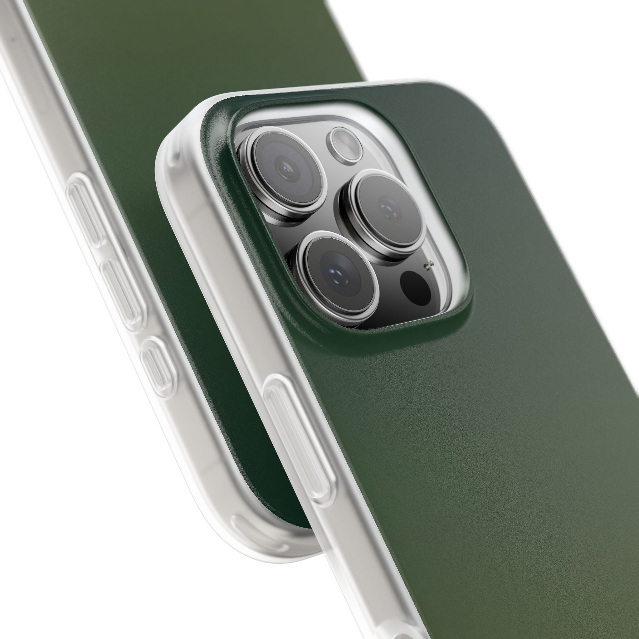 Green Lite Phone Case for iPhone - Shadow Moss Grain