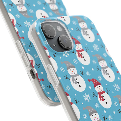 Snowman Parade iPhone 15 Plus Cover - Blød