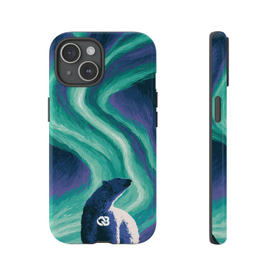 Arctic Aurora Bear · Tough Phone Case for iPhone · Teal