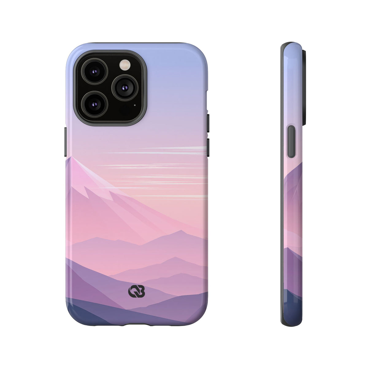 Alpine Twilight · Tough Phone Case for iPhone · Pink