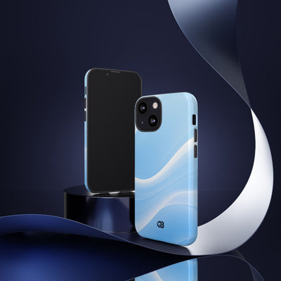 Glacial Contour Flow · Tough Phone Case for iPhone · Blue
